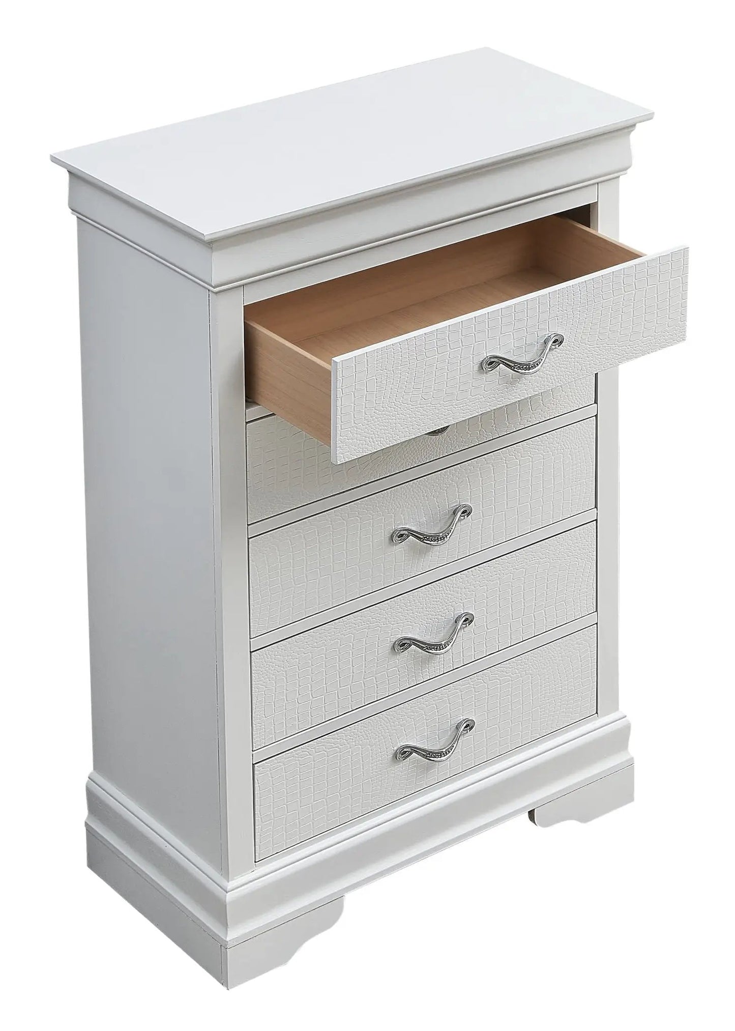 Lorana Chest with Crystal Drawer Pulls Design