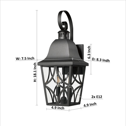 Waterproof Outdoor Wall Light and Metal Sconce