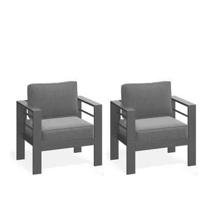 All Weather Patio Chairs and Thick Foam Cushions