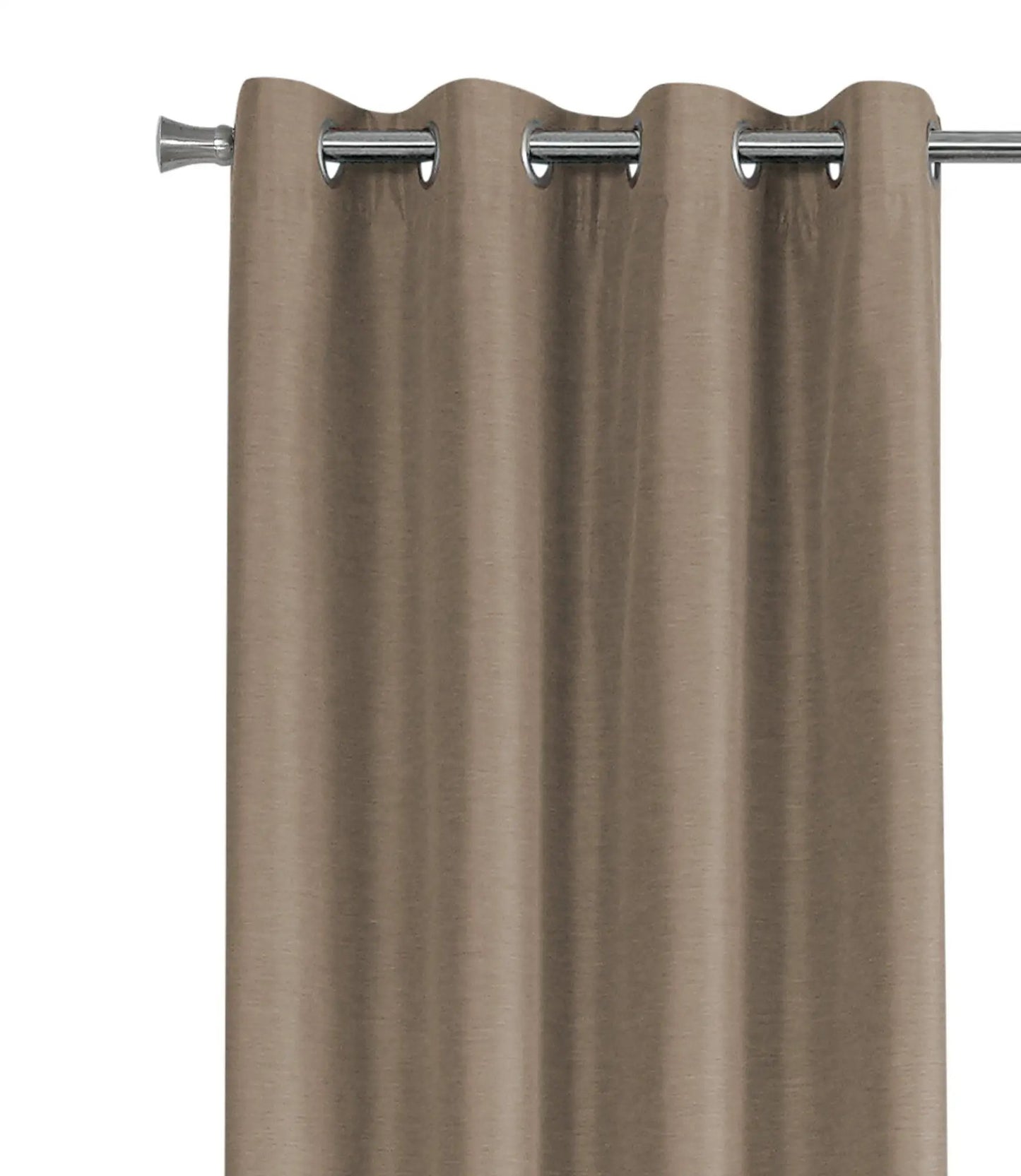 2-piece room-darkening curtain panel set with grommet tops in taupe by Unique Piece Furniture on Tampa Home & Garden Store