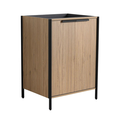 Contemporary Vanity with Adjustable Shelves