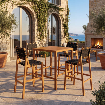 Acacia and Solid Wood Outdoor Furniture Set