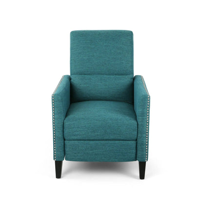 Kiersten Contemporary Fabric Pushback Recliner