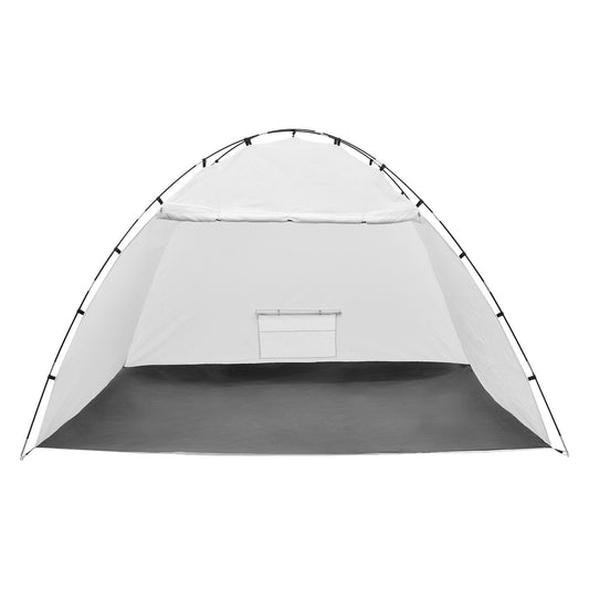 Portable Paint Booth Tent white tent with arch frame and gray floor, 115.35x90.55x74 in on Tampa Home & Garden Store