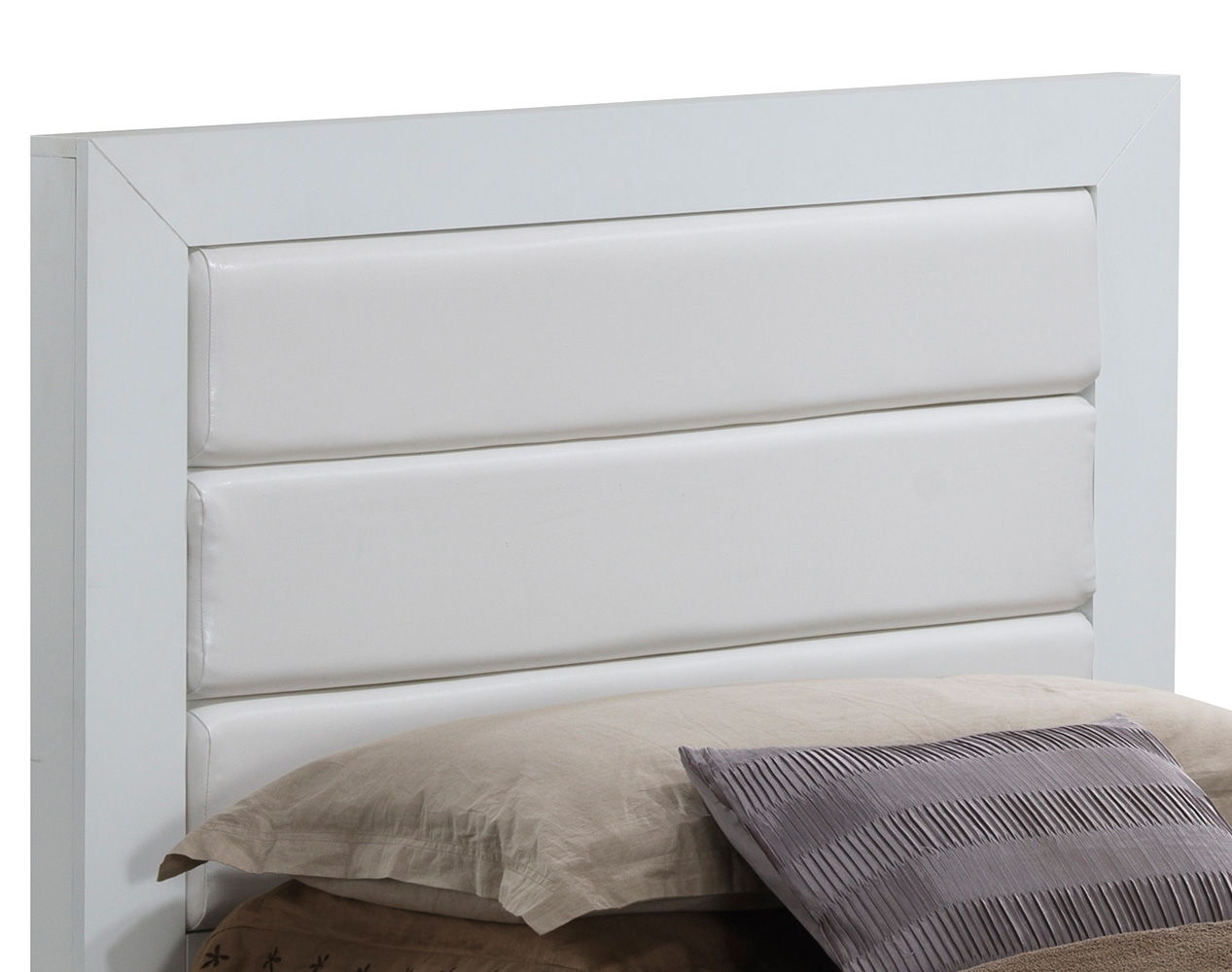 Comfortable Modern Full Bed and Wood Frame