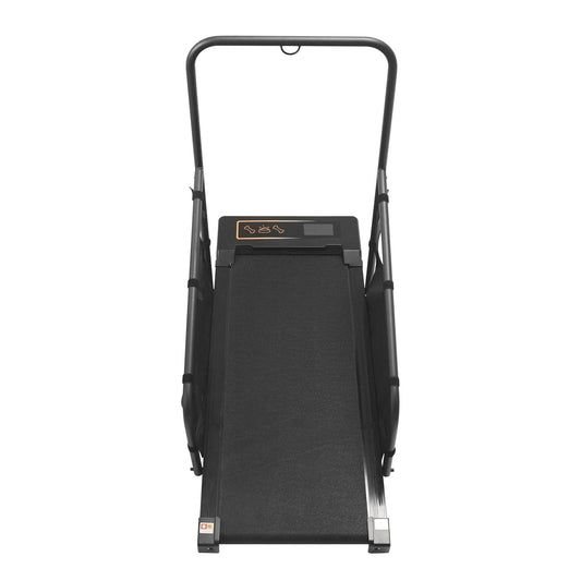 Dog treadmill front view in black with non-slip belt and compact console HouseOfZazla on Tampa Home & Garden Store