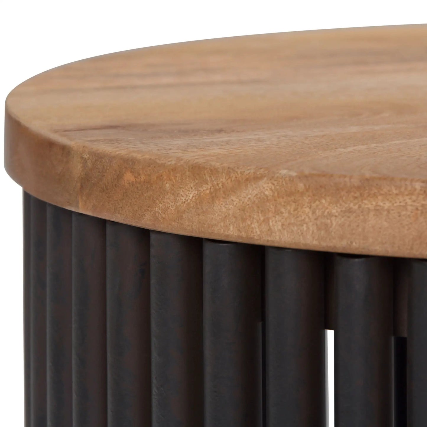 Demy Marble Accent Table with Sturdy Metal Base