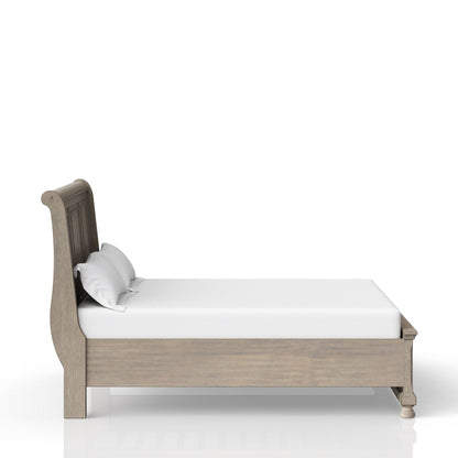 Elegant Transitional Storage Bed and Two Drawers