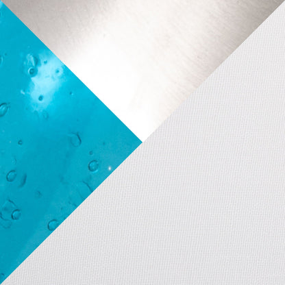 Jasmine table lamp image with clear sapphire blue diagonal and white textured background on Tampa Home & Garden Store