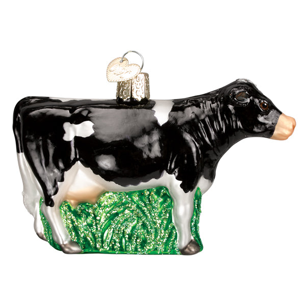 Ornement de vache laitière noire