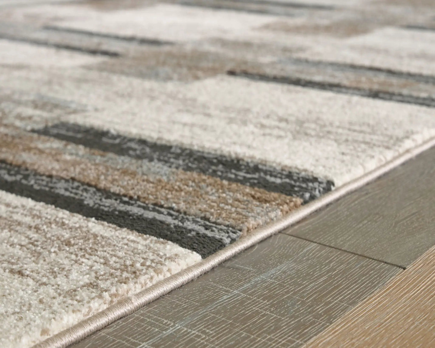 Alstone rug beige-gray abstract pattern area rug Unique Piece Furniture on Tampa Home & Garden Store