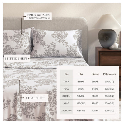 Luxurious and Soft Turkish Cotton Flannel Sheet