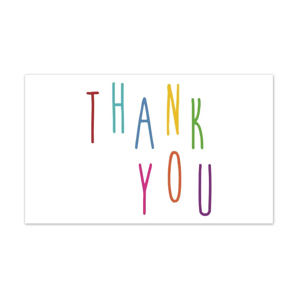 English Holiday Thank You Card for Do It Yourself