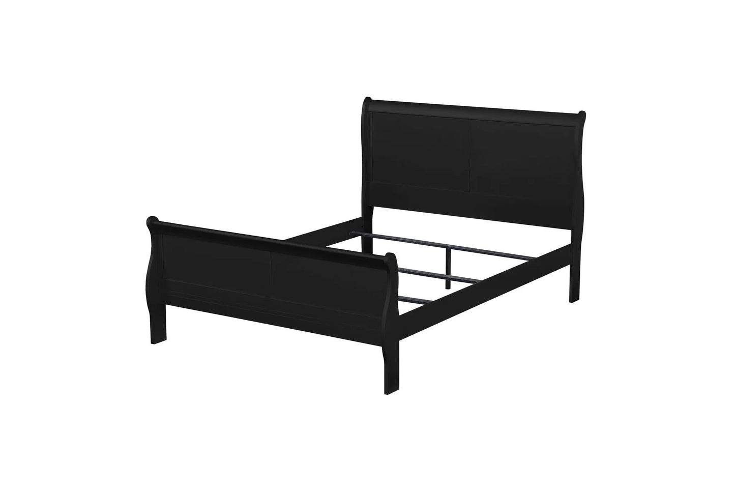 Louis Philippe Sleigh Style Bed Timeless Finish