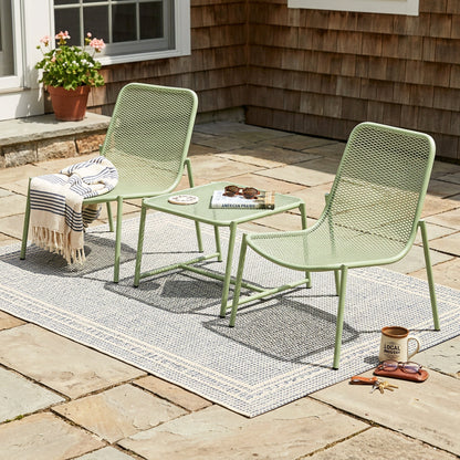 Kincaid 3-Piece Outdoor Conversation Set with Iron