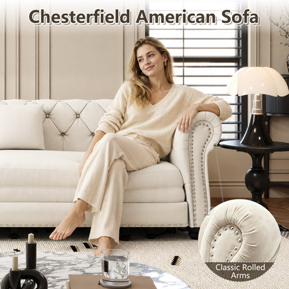 Designer Velvet Chesterfield Sofa and Bed