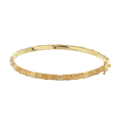 Polka Dot Stackable Bangle gold-tone bracelet with crystal-dot accents by Lauren G Adams on Tampa Home & Garden Store