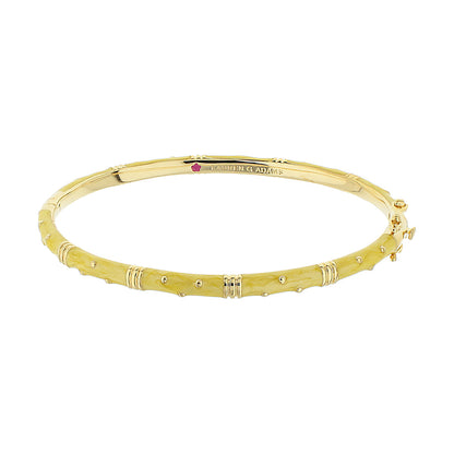 Polka Dot Stackable Bangle by Lauren G Adams gold-tone bracelet with crystal dots on Tampa Home & Garden Store
