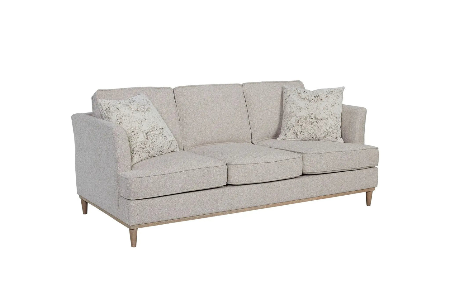 Sofa with 3 Reversible Cushions and 2 Pillows