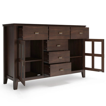 Artisan Handcrafted Sideboard Buffet walnut finish with drawers by Unique Piece Furniture on Tampa Home & Garden Store