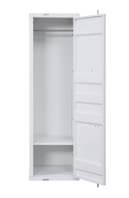 Cargo Wardrobe HouseOfZazla white triple wardrobe with hanging rail on Tampa Home & Garden Store