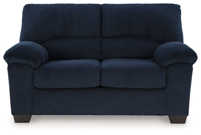 SimpleJoy Corduroy Living Room Sofa and Loveseat