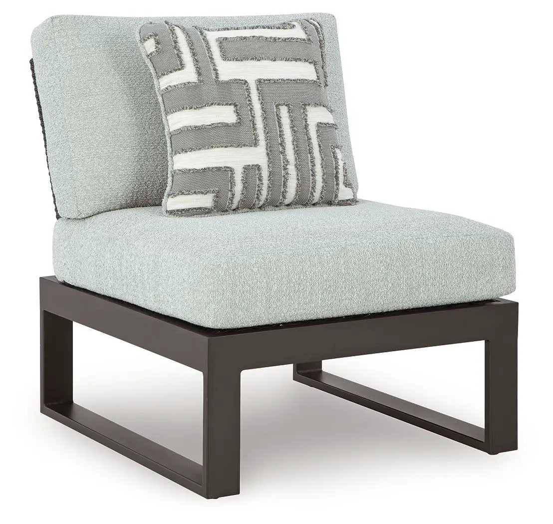 Beachloft Outdoor Aluminum Sectional with Wicker