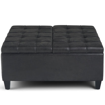 Harrison Upholstered Coffee Table Storage Ottoman