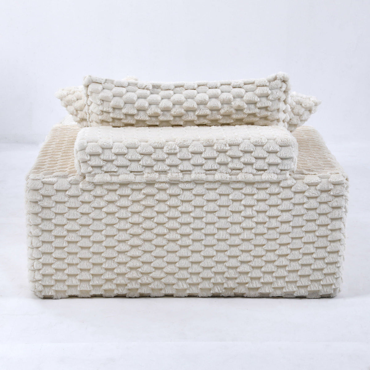 Harbor Luxury Sofa in Turtle Fleece Fabric