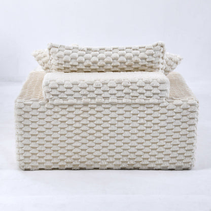 Harbor Luxury Sofa in Turtle Fleece Fabric