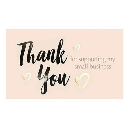 English Holiday Thank You Card for Do It Yourself