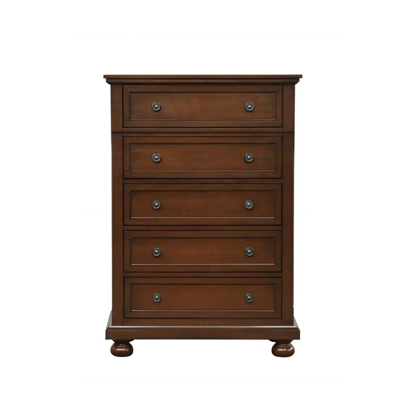 Meade Chest with Wood Feet and Dovetail Drawers