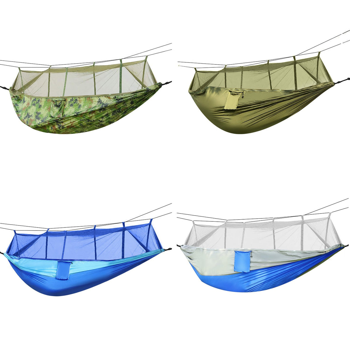GemGear 600lbs two-person camping hammock with mosquito net nylon 4-hammock set on Tampa Home & Garden Store
