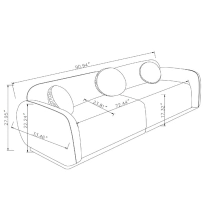 Modern Seater Sofa For Compact Living And Style