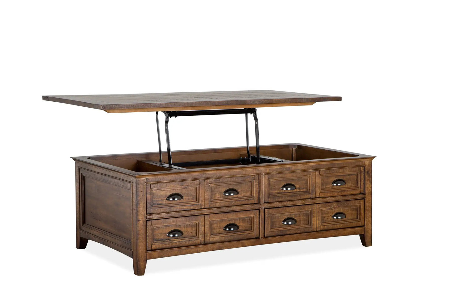 Bay Creek Lift Top Storage Cocktail Table Casters