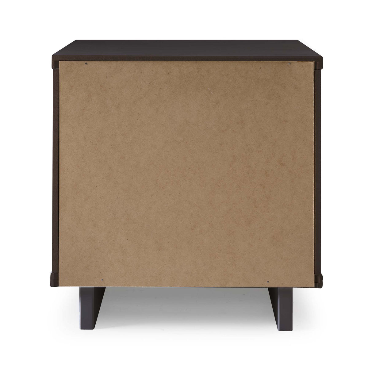 Granville Nightstand with 2 Drawers, dark brown solid wood construction on Tampa Home & Garden Store
