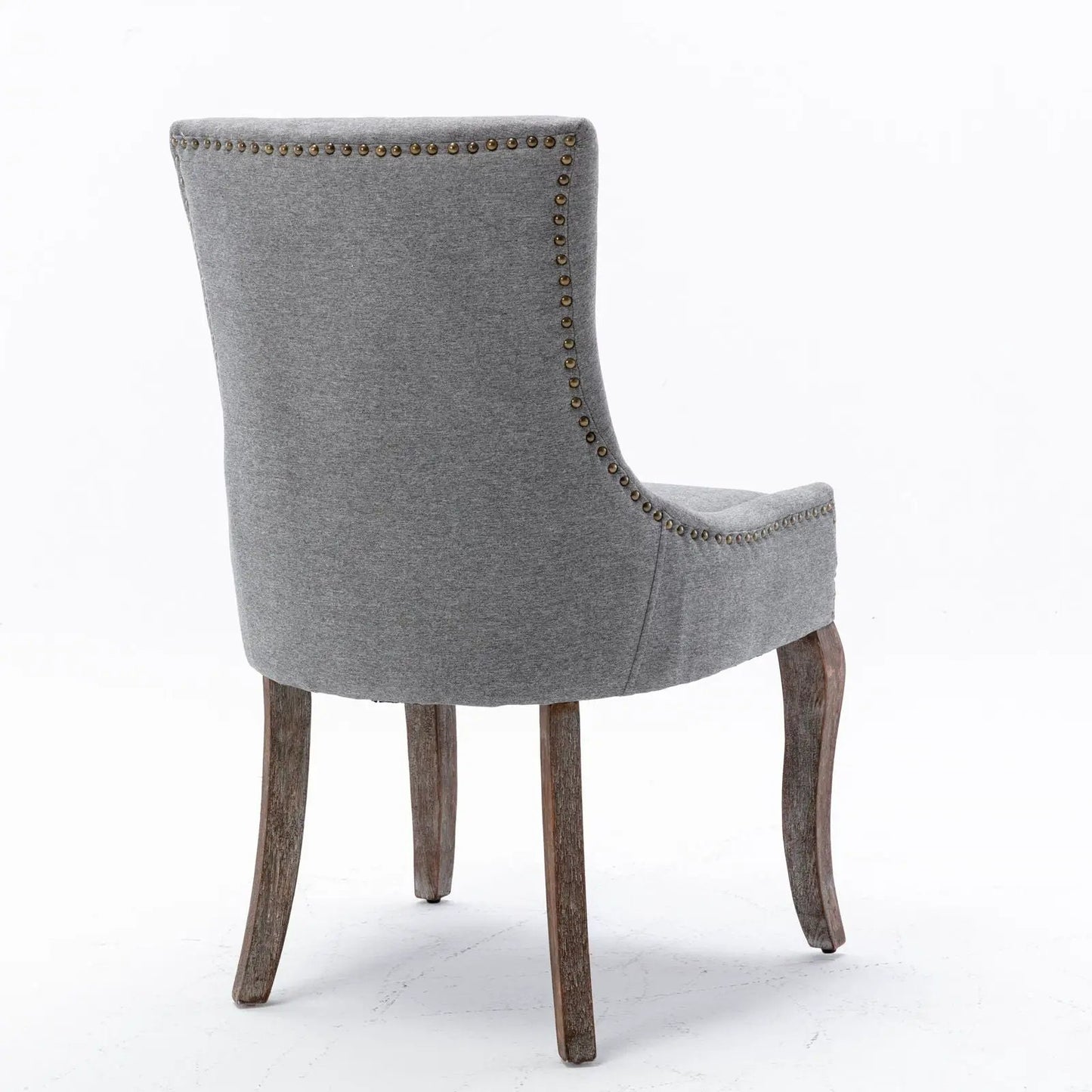 Ultra Side Dining Chair Set of 2 with Nail Heads