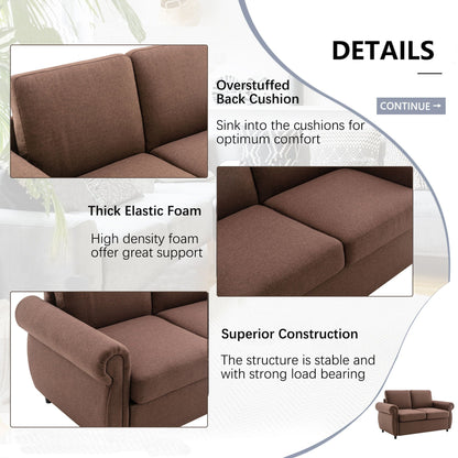 Pull Out Sofa Bed With Twin Memory Foam Mattress