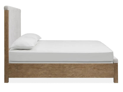 Plum Creek Upholstered Panel Bed With Fabric