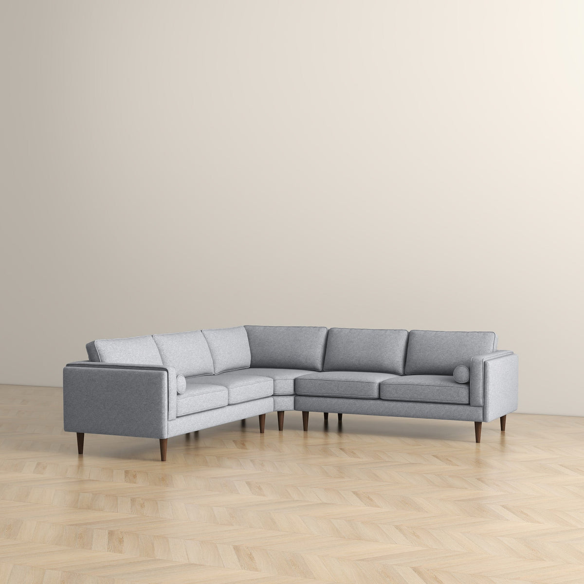 Modern Furniture and Amber Light Sectional Sofa