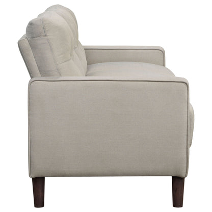 Harvey the Two Piece Tufted Beige Sofa and Set