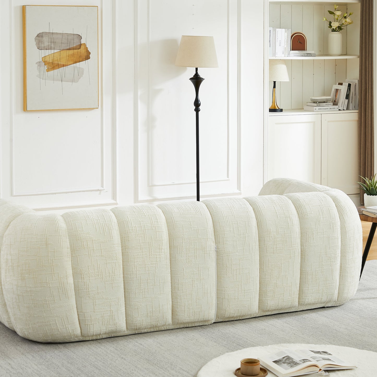 Modern Chenille Sofa for a Cozy Living Room