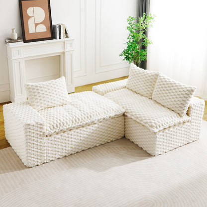 Modular Convertible Sofa and Twin Chaise Lounge