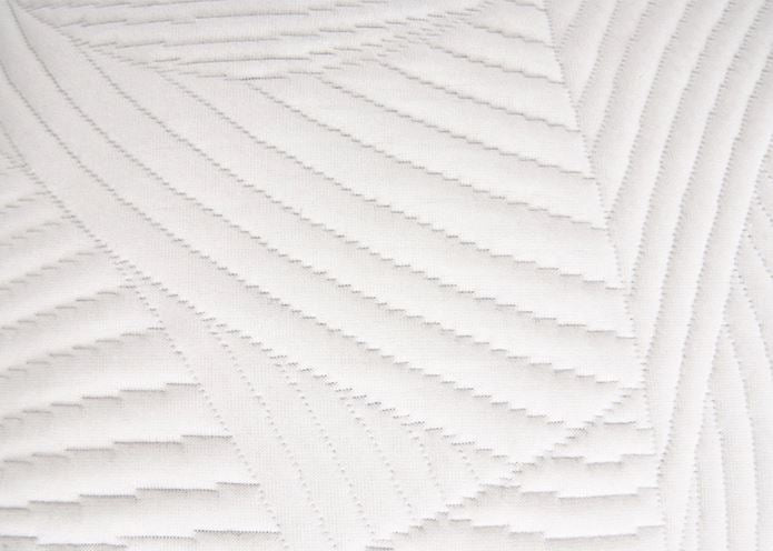 BedGear Level Cuddle Curve Pillow backrest pillow in white quilted fabric by HouseOfZazla on Tampa Home & Garden Store