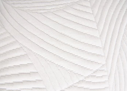 BedGear Level Cuddle Curve Pillow white quilted backrest pillow cover by HouseOfZazla on Tampa Home & Garden Store