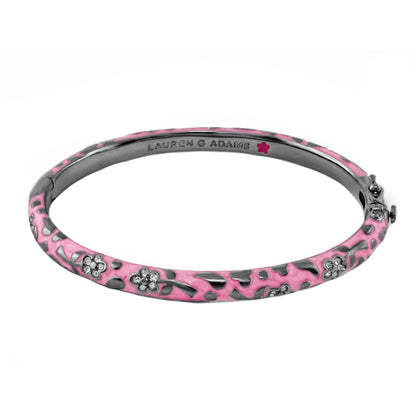 Flowers by Orly Stackable Bangle pink enamel bracelet with Lauren G Adams on Tampa Home & Garden Store