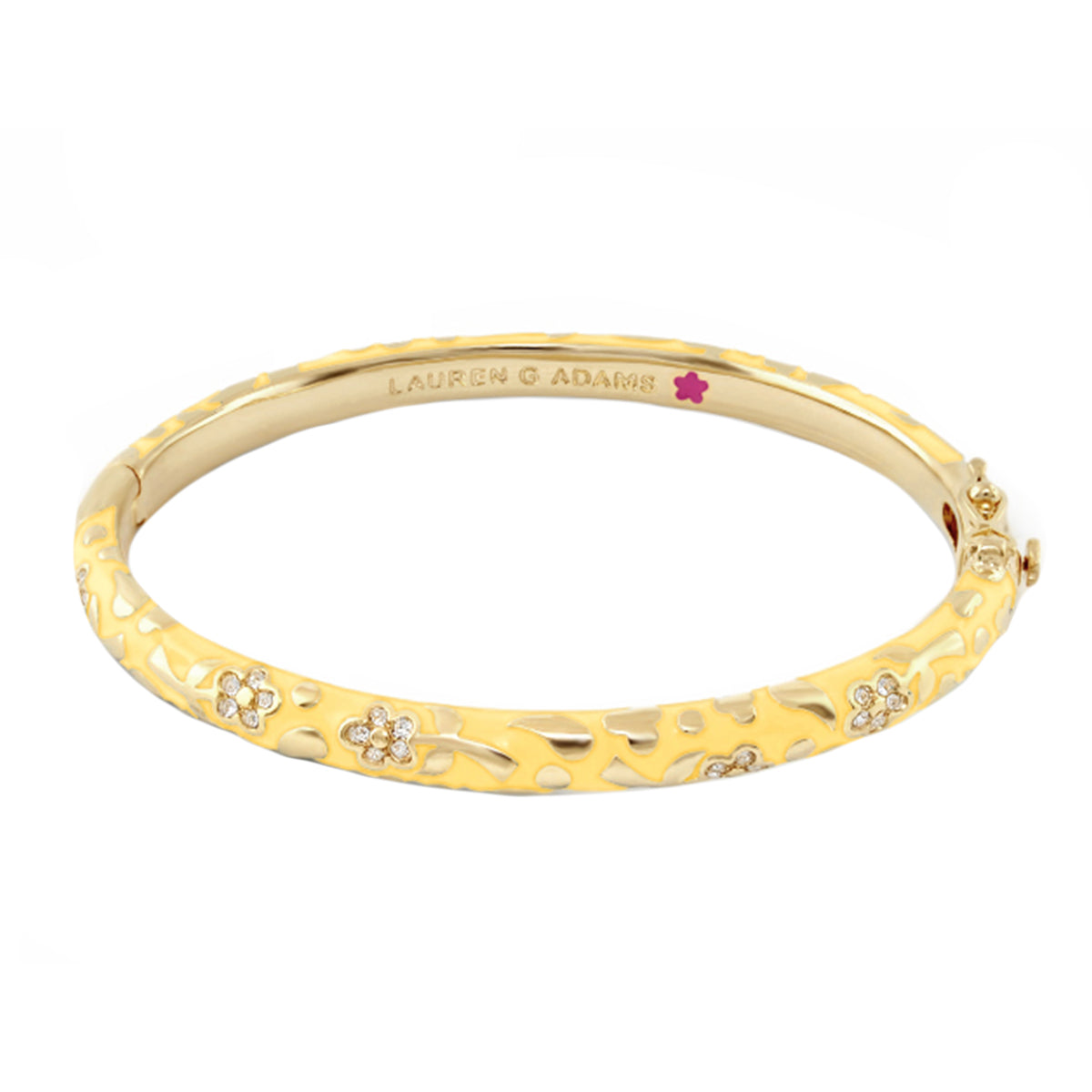 Flowers by Orly Stackable Bangle bracelet with flower accents Lauren G Adams on Tampa Home & Garden Store