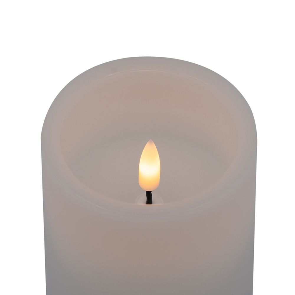 Led Candles With Remote Timer Set Of 3 White
