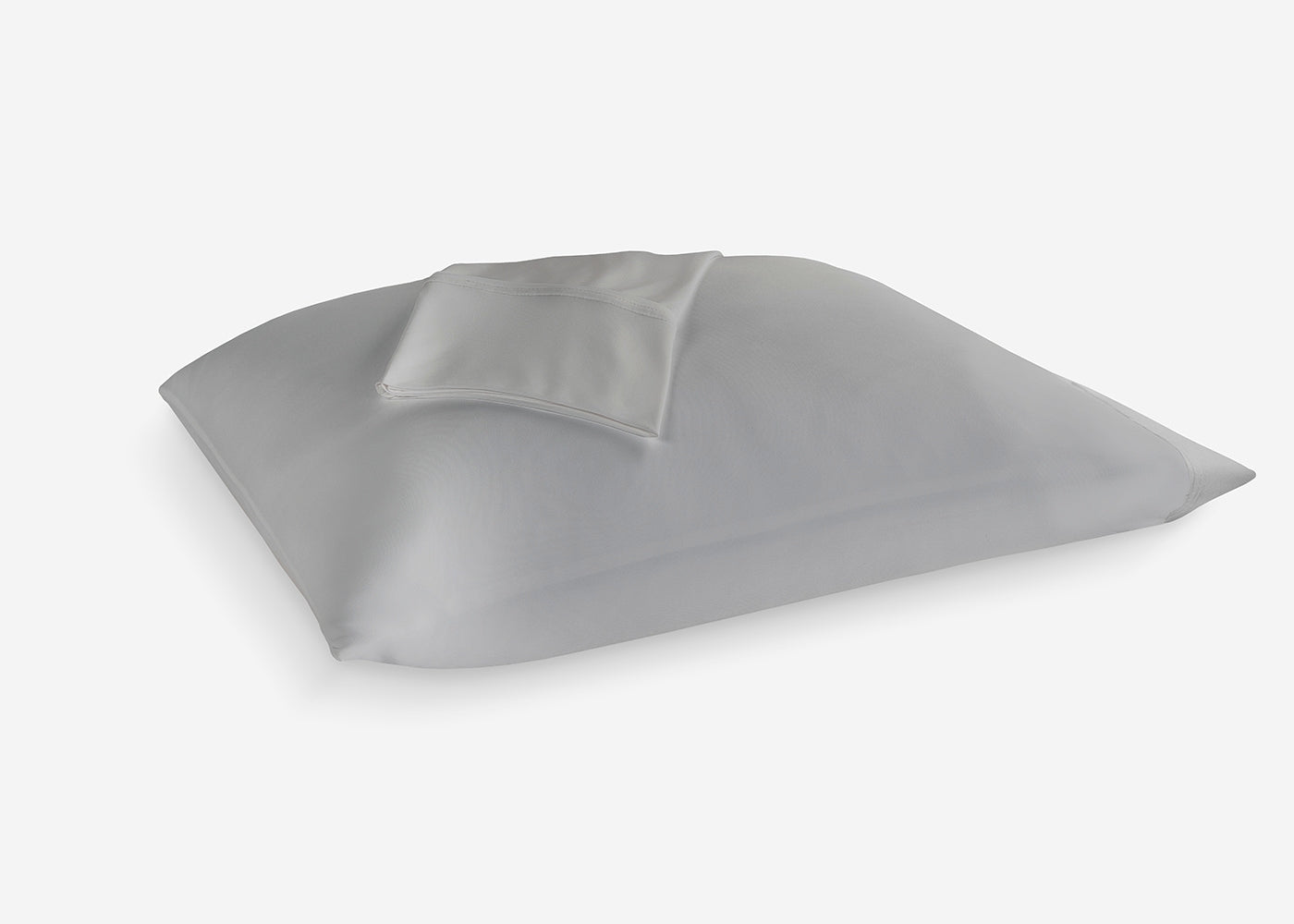 the BedGear Vertex Pillowcase Set Light Grey King