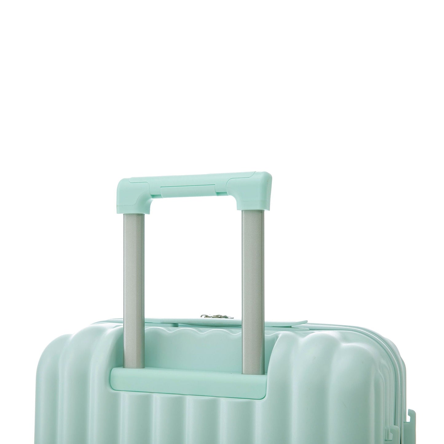 3-piece spinner luggage set in mint green with telescoping handle on Tampa Home & Garden Store
